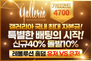 꽁머니 사이트 추천 갤러리아